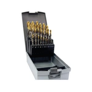 Guhring Jobber Drill Set, 1mm to 13mm x 0.50mm, Standard Length, Metric, TiN-Tipped