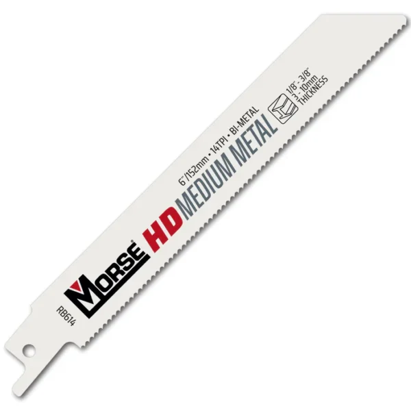 MK MORSE HD LINE RECIP Bi-Metal 6" (150mm) 5 Pack