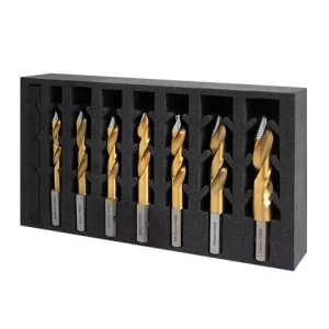 HMT VersaDrive® TurboTip Impact Drill Bit 7 piece Set, 6.8, 8, 8.5, 10, 10.5, 12, 14mm