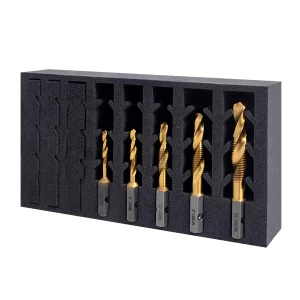 HMT VersaDrive® Combi Drill-Tap 5 Piece Set, M5, M6, M8, M10, M12