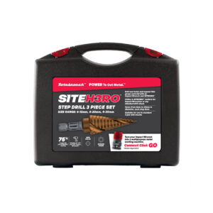 Siteh3ro Step Drill 3 Piece Kit Metric