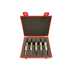 5 Piece Rotabroach 14, 16, 18, 20 & 22mm TCT Short (25mm) Metal Holesaw Kit