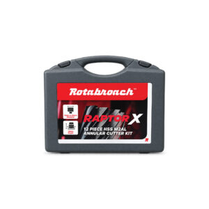 ROTABROACH RAPX1234KIT 12 PIECE HSS M2AL ANNULAR CUTTER KIT